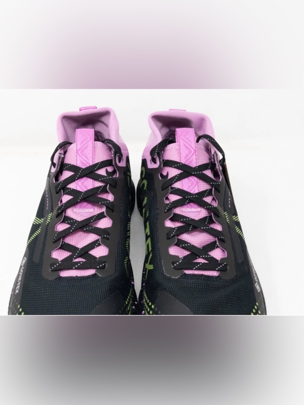 Nike React Pegasus 4 💅🌴 Trail GTX Black Magenta Shoes Wmns Sz 7 8.5 FN7102-010 - Picture 9 of 13